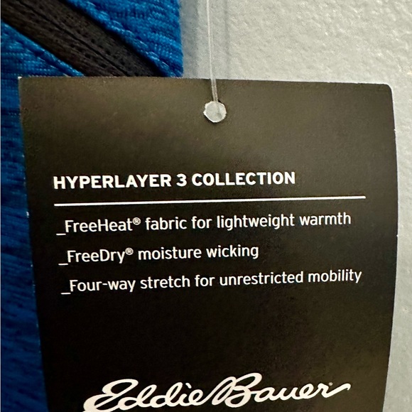 New Eddie Bauer women’s hyperlayer 3 collection high rise leggings blue M - Picture 4 of 6